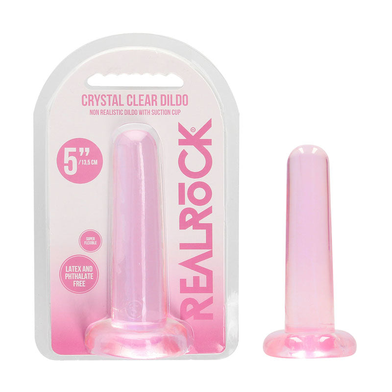 REALROCK Non Realistic Dildo With Suction Cup - 13.5 cm -  13.5 cm Dong