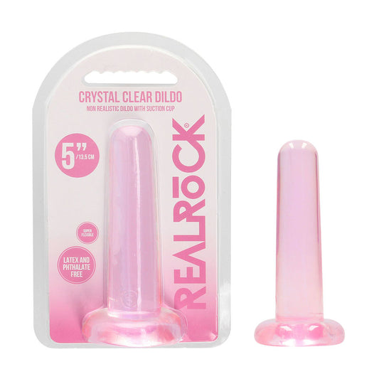 REALROCK Non Realistic Dildo With Suction Cup - 13.5 cm -  13.5 cm Dong