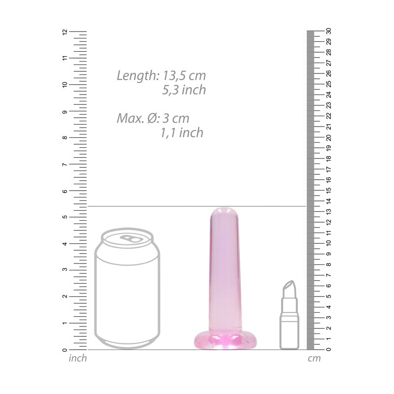 REALROCK Non Realistic Dildo With Suction Cup - 13.5 cm -  13.5 cm Dong