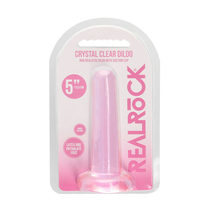 REALROCK Non Realistic Dildo With Suction Cup - 13.5 cm -  13.5 cm Dong
