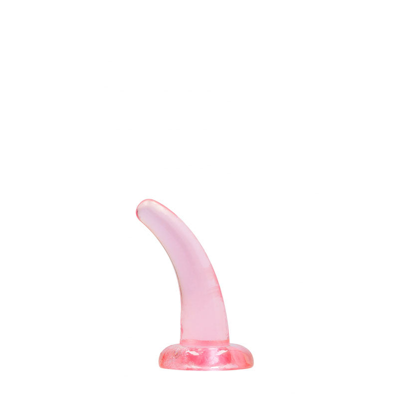 REALROCK Non Realistic Dildo With Suction Cup - 11.5 cm -  11.5 cm Curved Pegging Dong