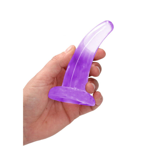REALROCK Non Realistic Dildo With Suction Cup - 11.5 cm -  11.5 cm Curved Pegging Dong