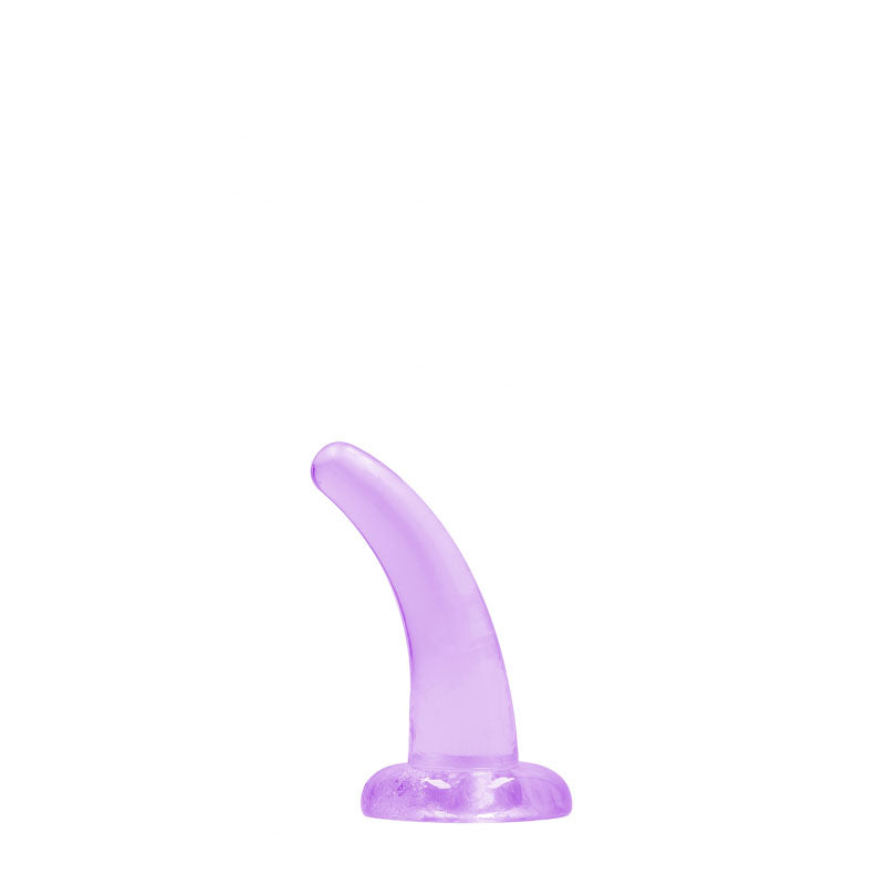 REALROCK Non Realistic Dildo With Suction Cup - 11.5 cm -  11.5 cm Curved Pegging Dong