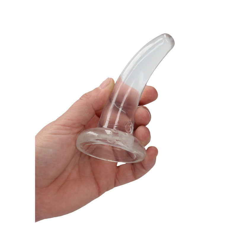 REALROCK Non Realistic Dildo With Suction Cup - 11.5 cm -  11.5 cm Curved Pegging Dong