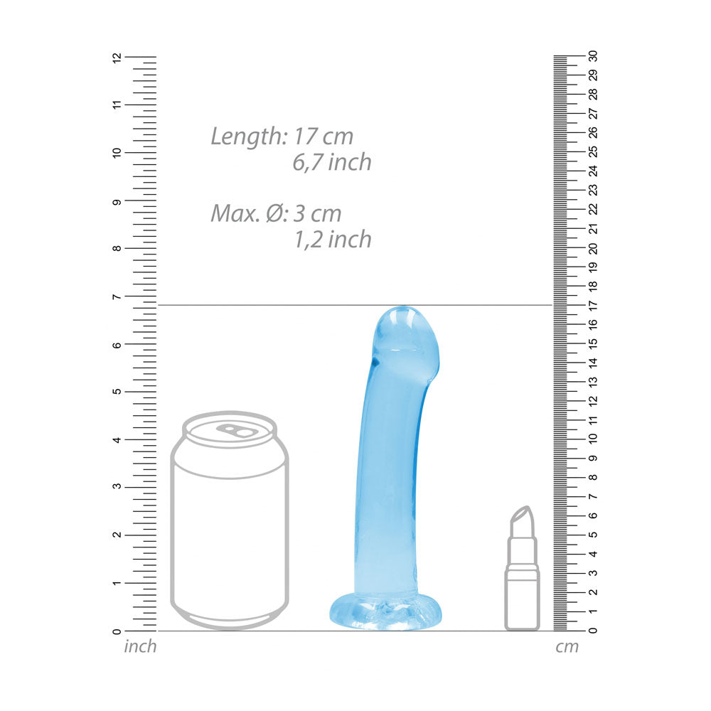 REALROCK Non Realistic Dildo With Suction Cup - 17 cm -  -  17 cm Dong
