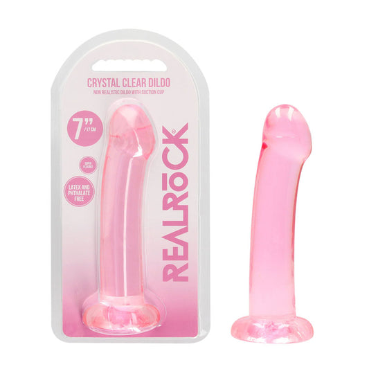 REALROCK Non Realistic Dildo With Suction Cup - 17 cm -  17 cm Dong