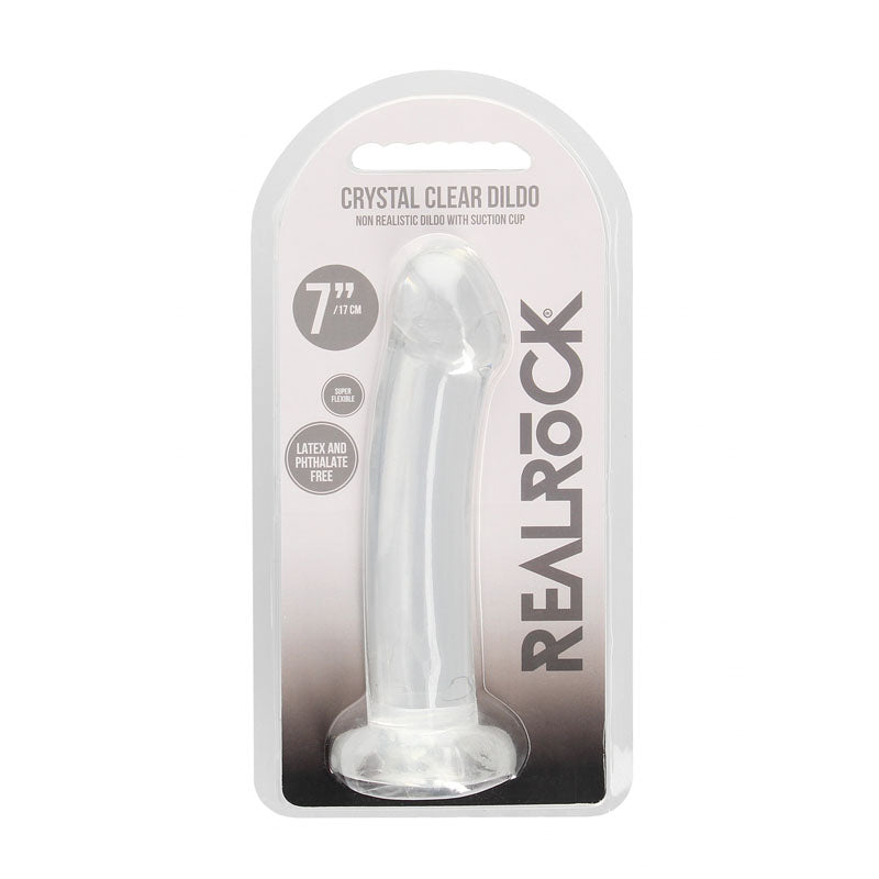 REALROCK Non Realistic Dildo With Suction Cup - 17 cm -  17 cm Dong