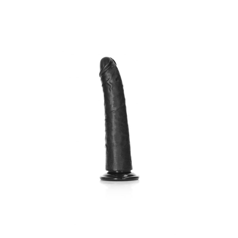 REALROCK Realistic Slim Dildo with Suction Cup - 18cm -  18 cm (7'') Dong