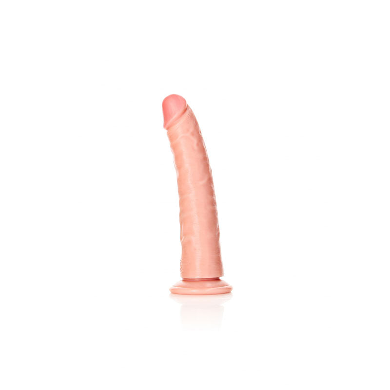 REALROCK Realistic Slim Dildo with Suction Cup - 18cm -  18 cm (7'') Dong