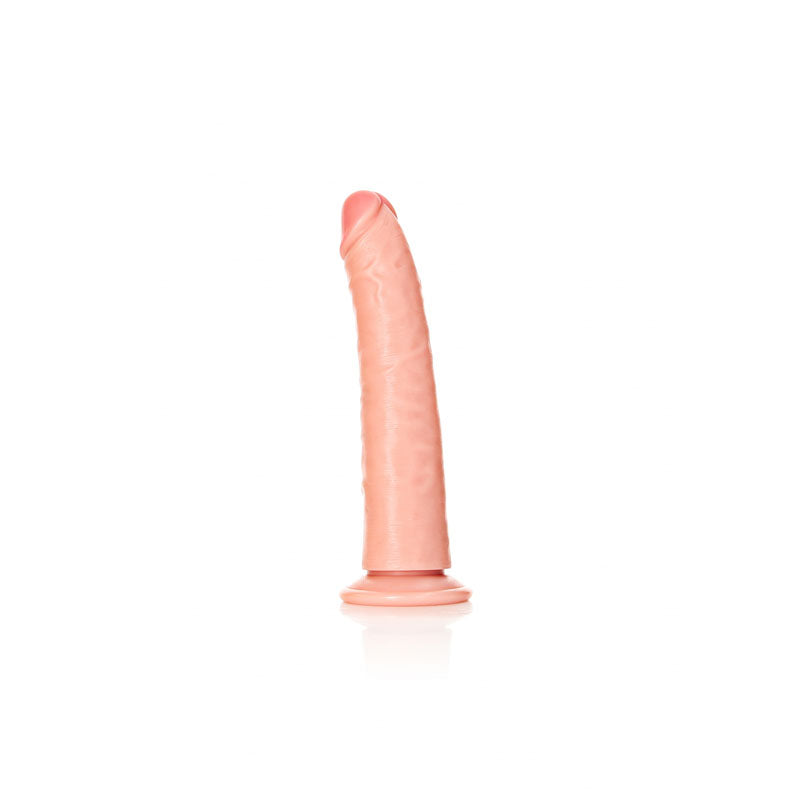 REALROCK Realistic Slim Dildo with Suction Cup - 18cm -  18 cm (7'') Dong