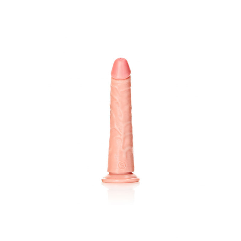 REALROCK Realistic Slim Dildo with Suction Cup - 18cm -  18 cm (7'') Dong