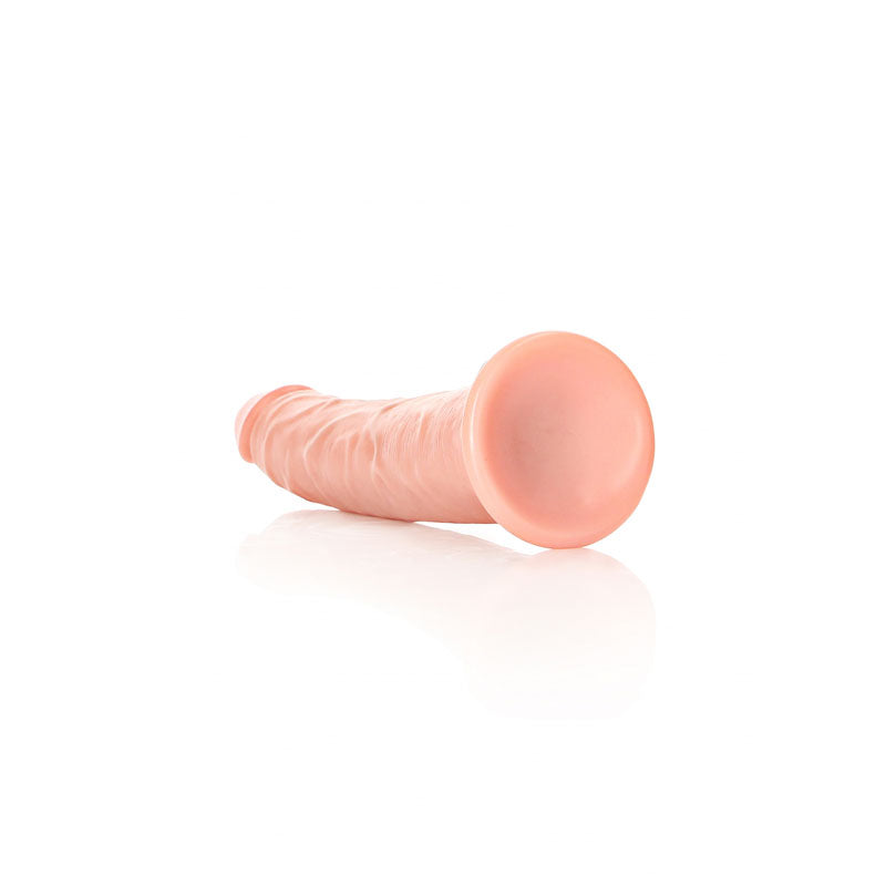 REALROCK Realistic Slim Dildo with Suction Cup - 18cm -  18 cm (7'') Dong
