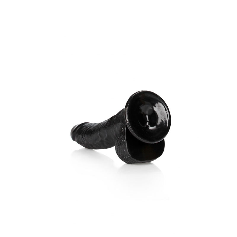 REALROCK Realistic Regular Curved Dong with Balls - 20.5 cm -  20.5 cm (8'') Dong