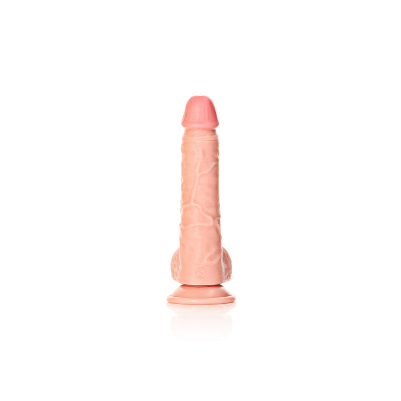 REALROCK Straight Realistic Dildo with Balls - 20.5 cm -  20.5 cm (8'') Dong