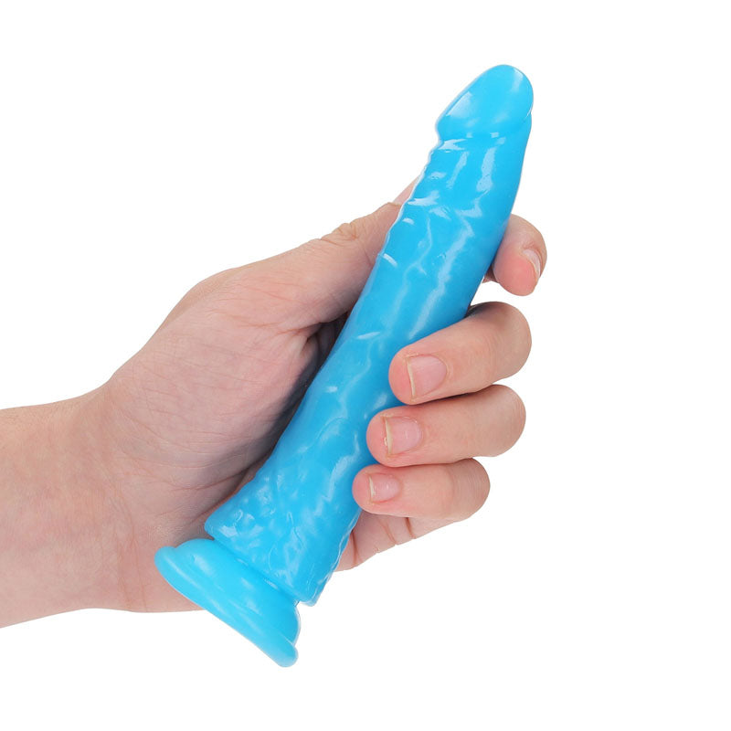 REALROCK 15.5 cm Slim Glow in the Dark Neon -  - Glow in Dark  15.5 cm (6'') Dong