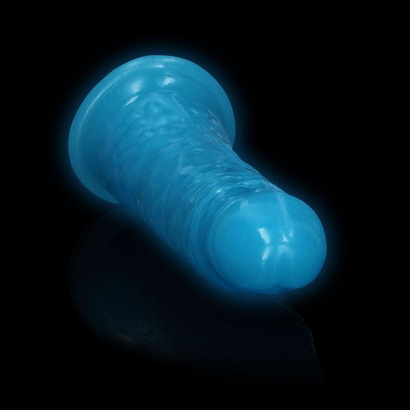 REALROCK 15.5 cm Slim Glow in the Dark Neon -  - Glow in Dark  15.5 cm (6'') Dong