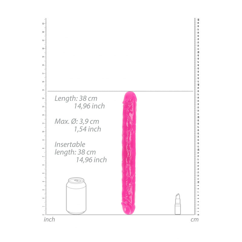 REALROCK 38 cm Double Dong Glow -  -  38 cm (15'') Double Dong