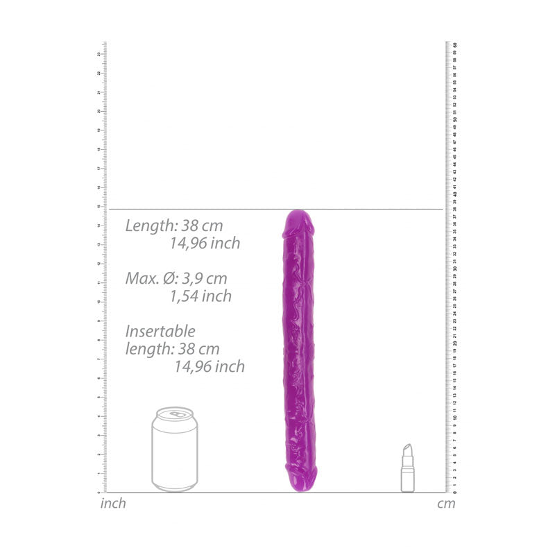 REALROCK 38 cm Double Dong Glow -  -  38 cm (15'') Double Dong