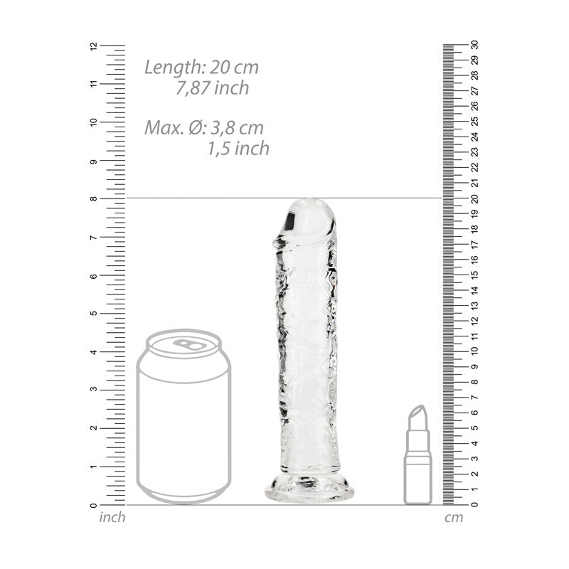 REALROCK 18 cm Straight Dildo -  -  18 cm (7'') Dong