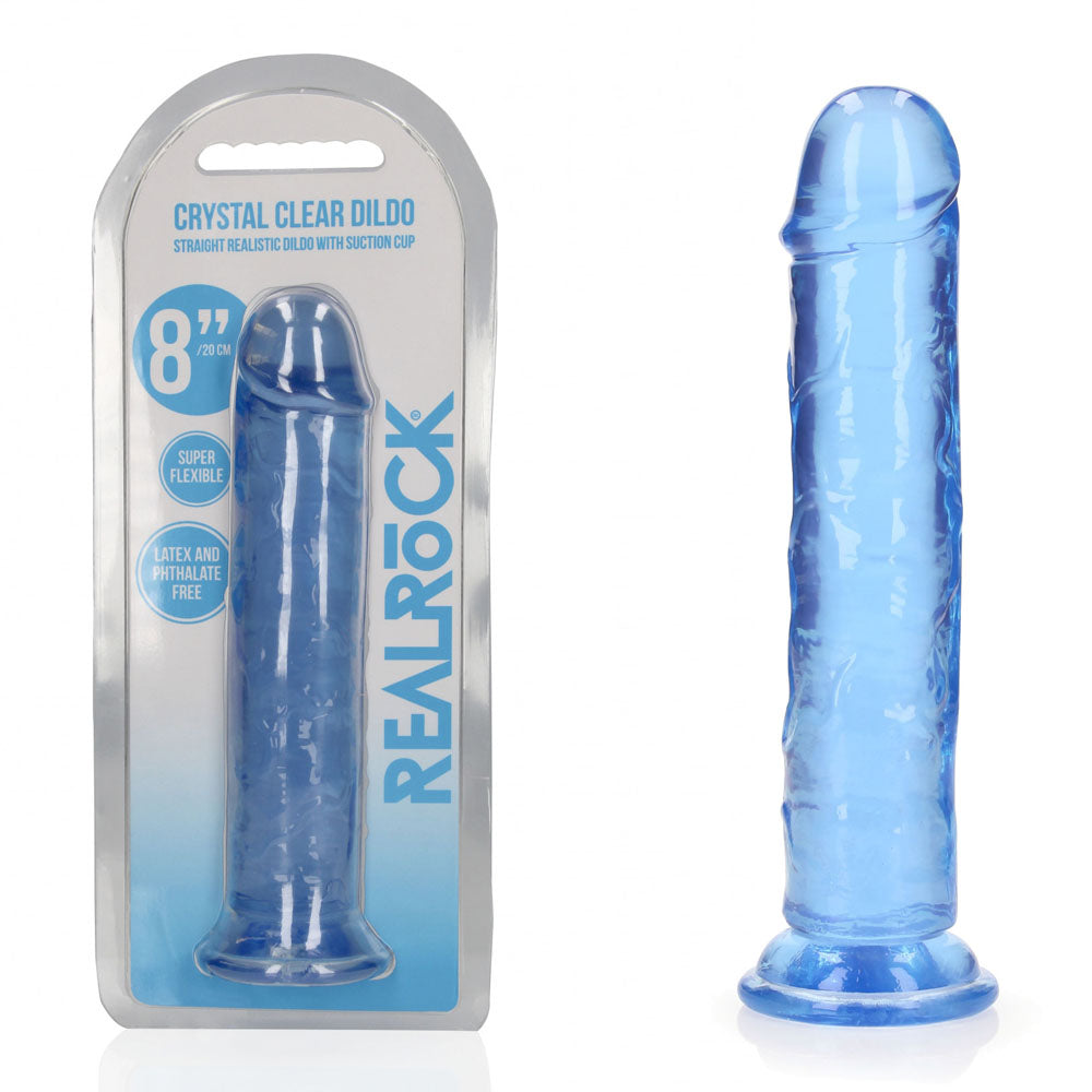 REALROCK 20 cm Straight Dildo -  -  20 cm (8'') Dong