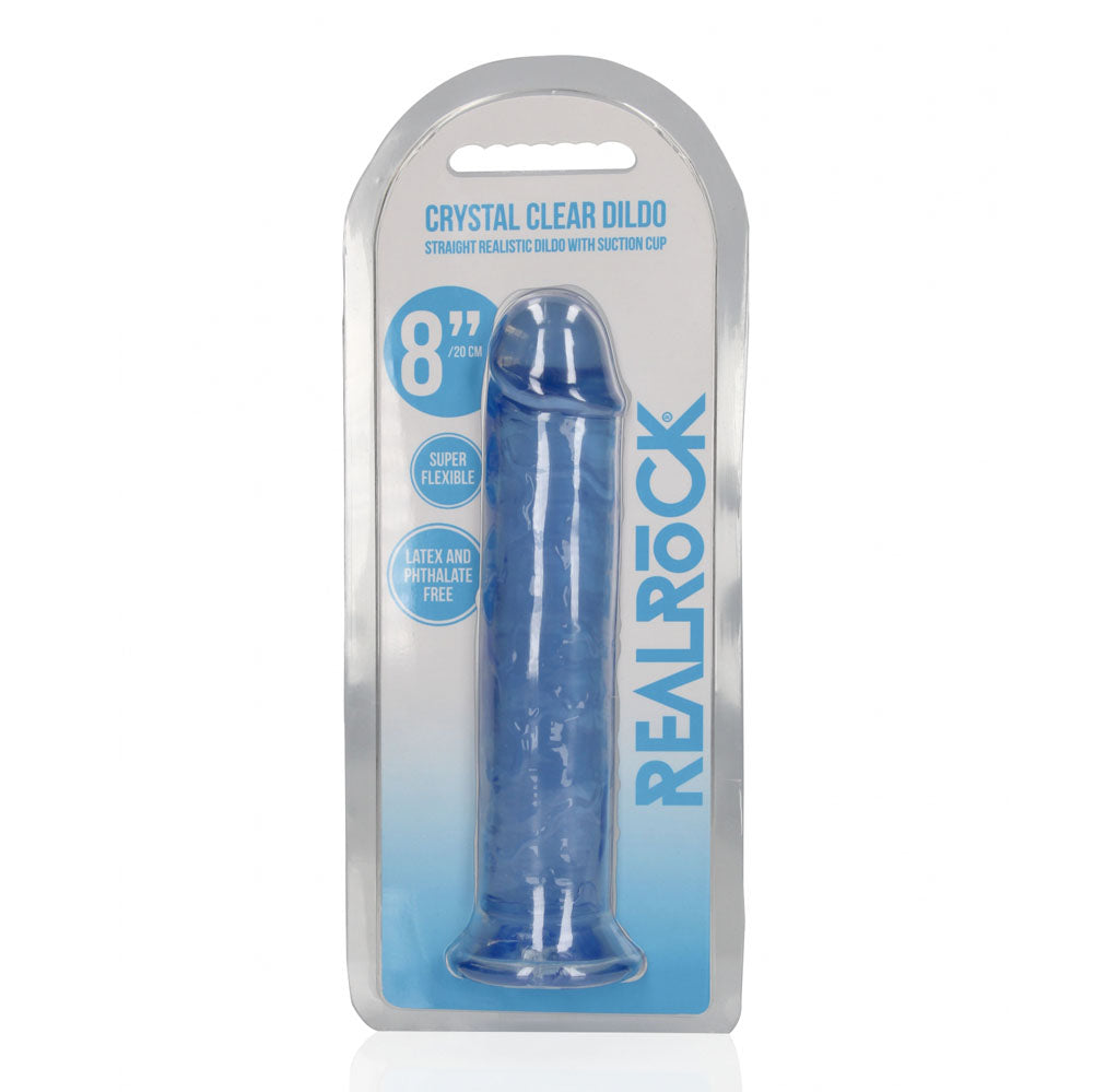 REALROCK 20 cm Straight Dildo -  -  20 cm (8'') Dong