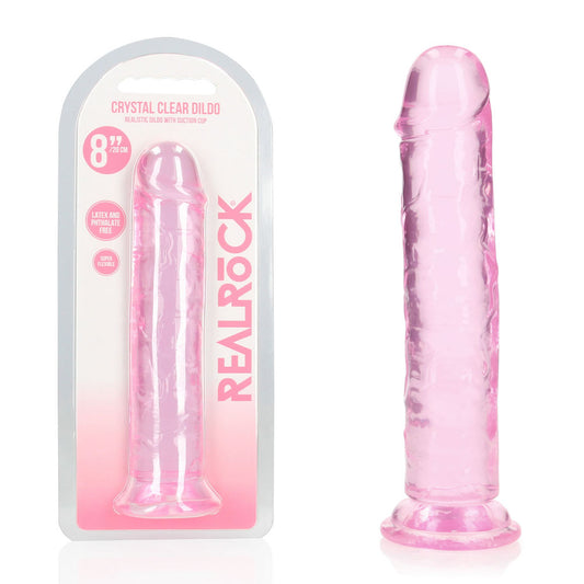 REALROCK 20 cm Straight Dildo -  -  20 cm (8'') Dong