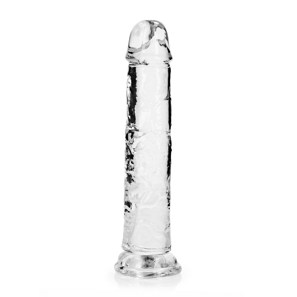 REALROCK 20 cm Straight Dildo - Transparent -  20 cm (8'') Dong