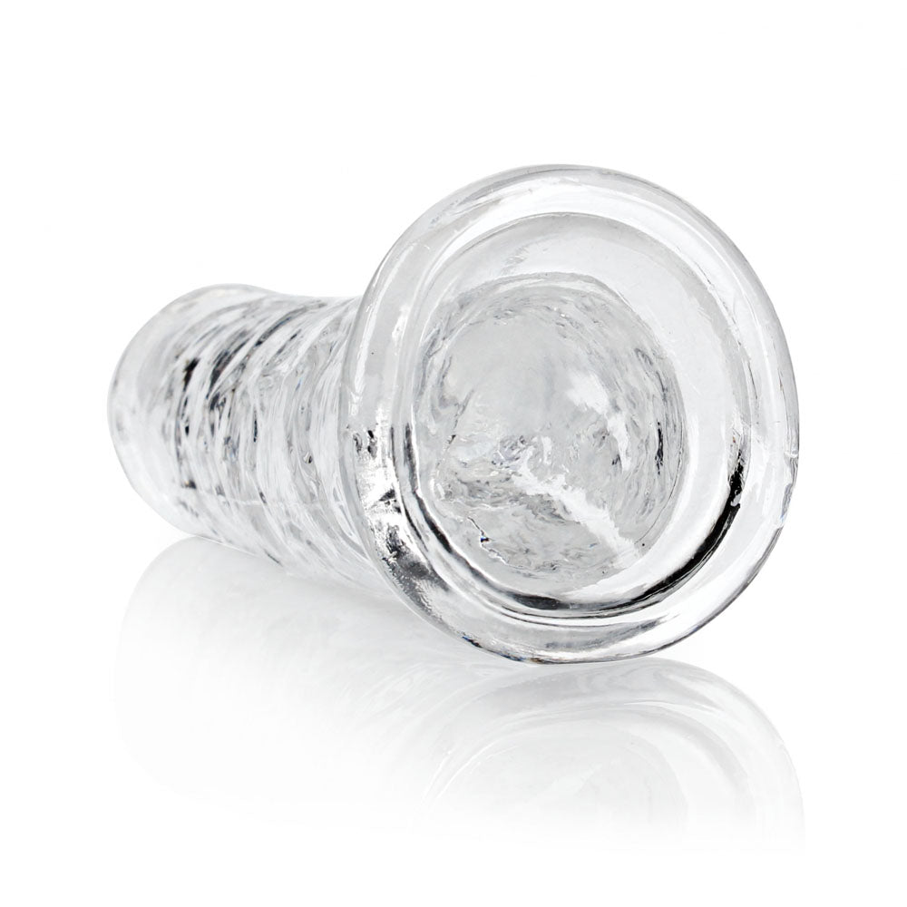 REALROCK 20 cm Straight Dildo - Transparent -  20 cm (8'') Dong