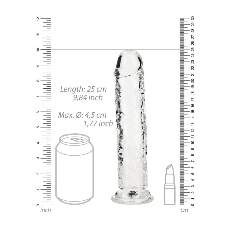 REALROCK 25 cm Straight Dildo -  -  25 cm (10'') Dong