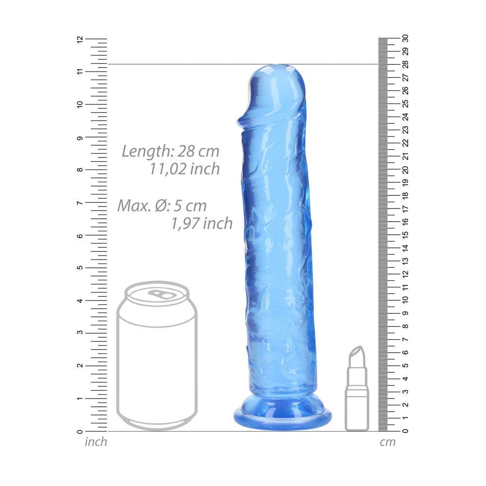 REALROCK 28 cm Straight Dildo -  -  28 cm (10'') Dong