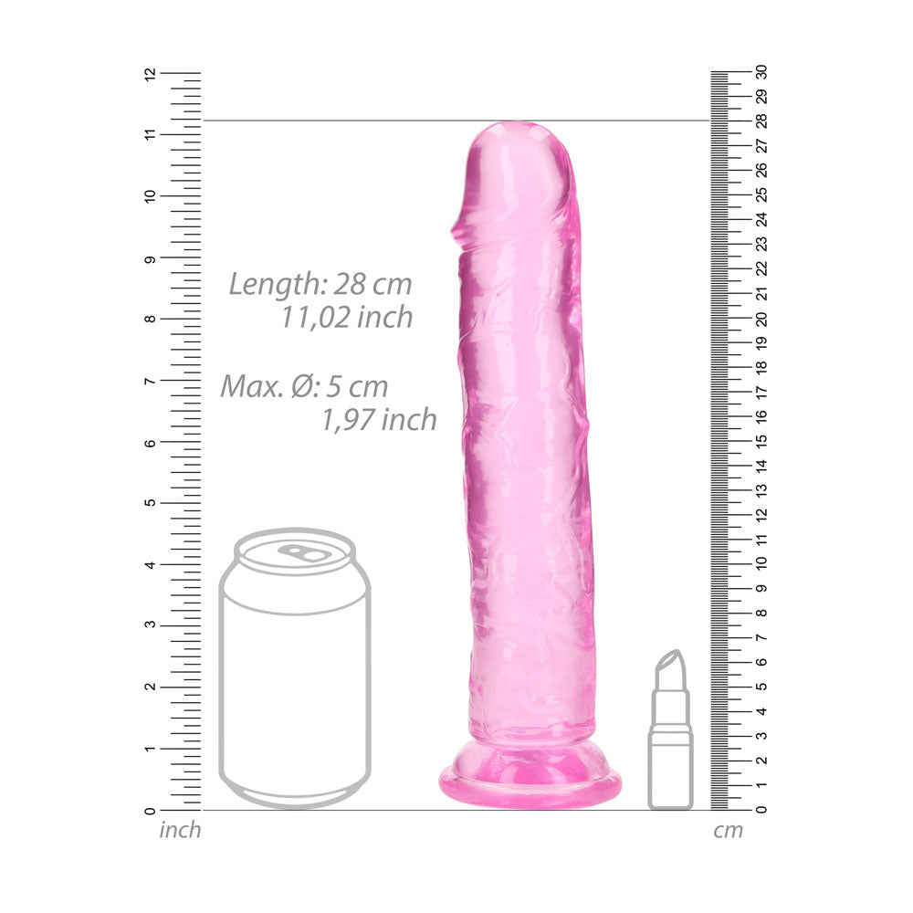 REALROCK 28 cm Straight Dildo -  -  28 cm (10'') Dong