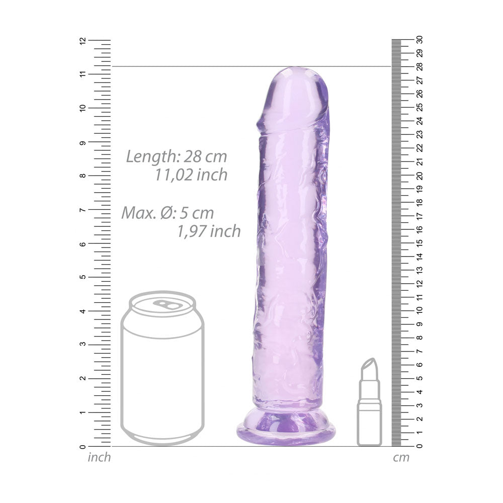 REALROCK 28 cm Straight Dildo -  -  28 cm (10'') Dong