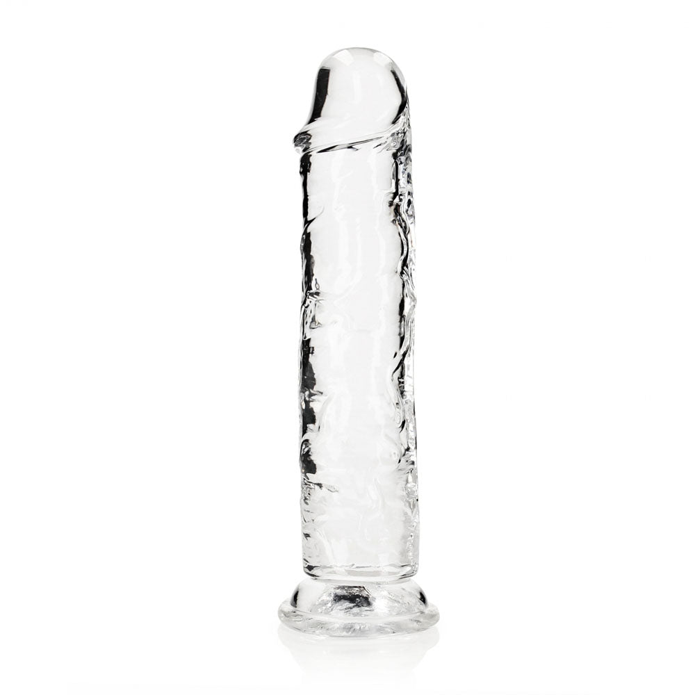 REALROCK 28 cm Straight Dildo - Transparent -  28 cm (10'') Dong
