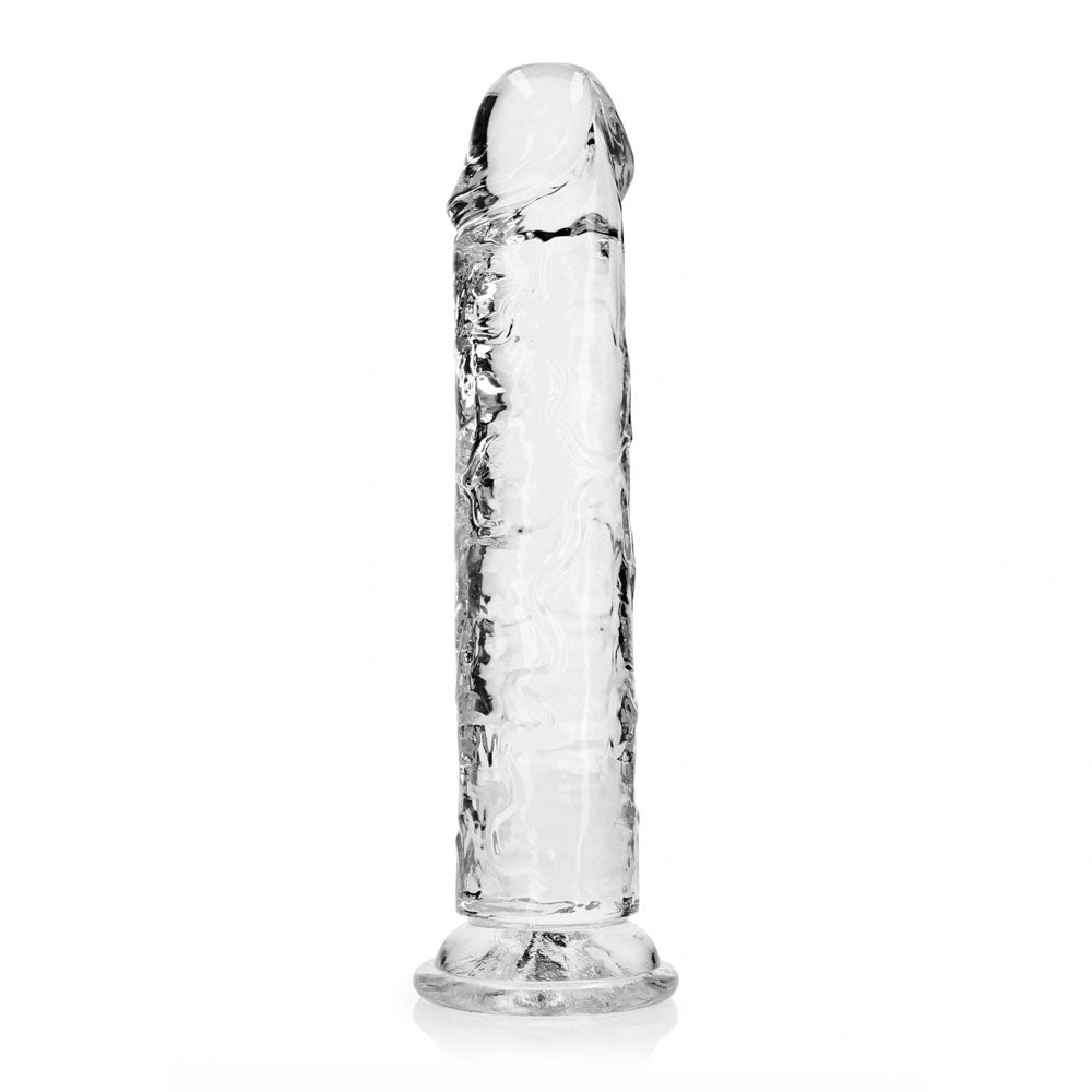 REALROCK 28 cm Straight Dildo - Transparent -  28 cm (10'') Dong
