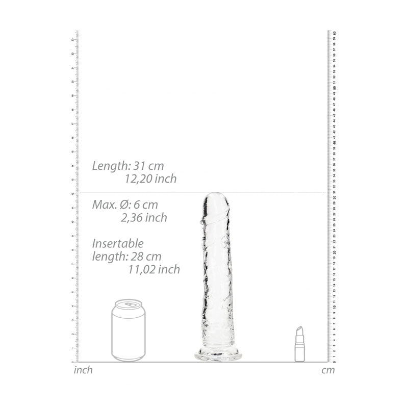 REALROCK 31 cm Straight Dildo -  -  31 cm (11'') Dong