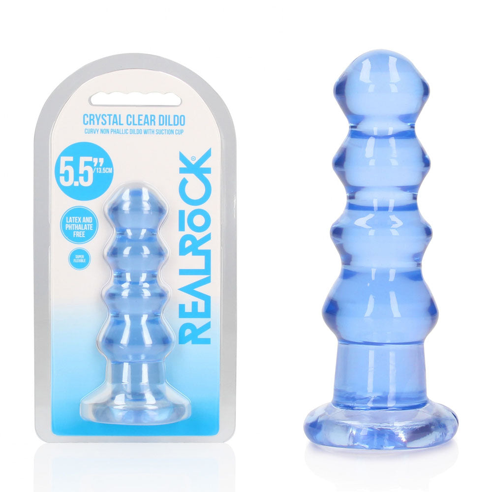 REALROCK 14 cm Curvy Anal Plug -  -  14 cm (4.5'') Butt Plug
