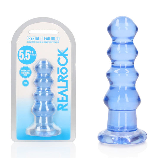 REALROCK 14 cm Curvy Anal Plug -  -  14 cm (4.5'') Butt Plug