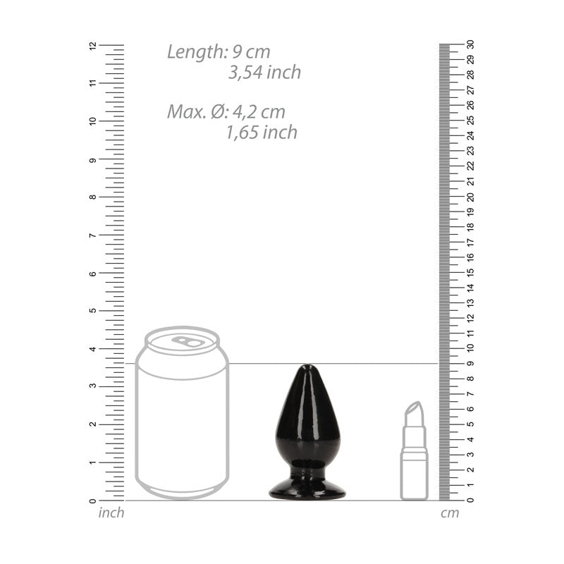 REALROCK 9 cm Anal Plug -  -  9 cm (3.5'') Butt Plug