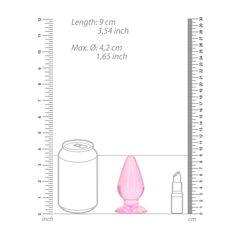 REALROCK 9 cm Anal Plug -  -  9 cm (3.5'') Butt Plug