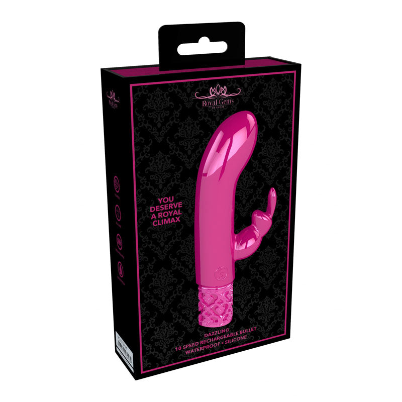 ROYAL GEMS Dazzling - Silicone Rechargeable Bullet -  12 cm USB Rechargeable Bullet