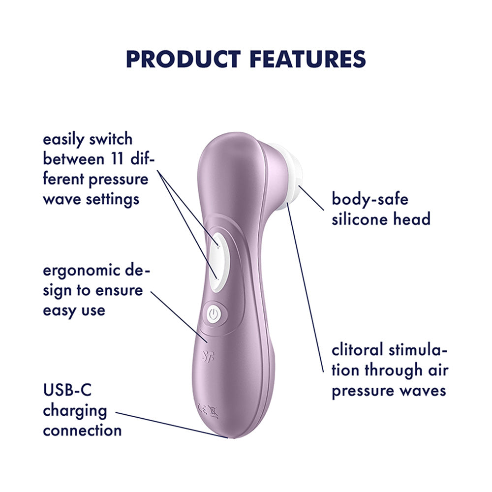 Satisfyer Pro 2 -  - Touch-Free USB-C Rechargeable Clitoral Stimulator