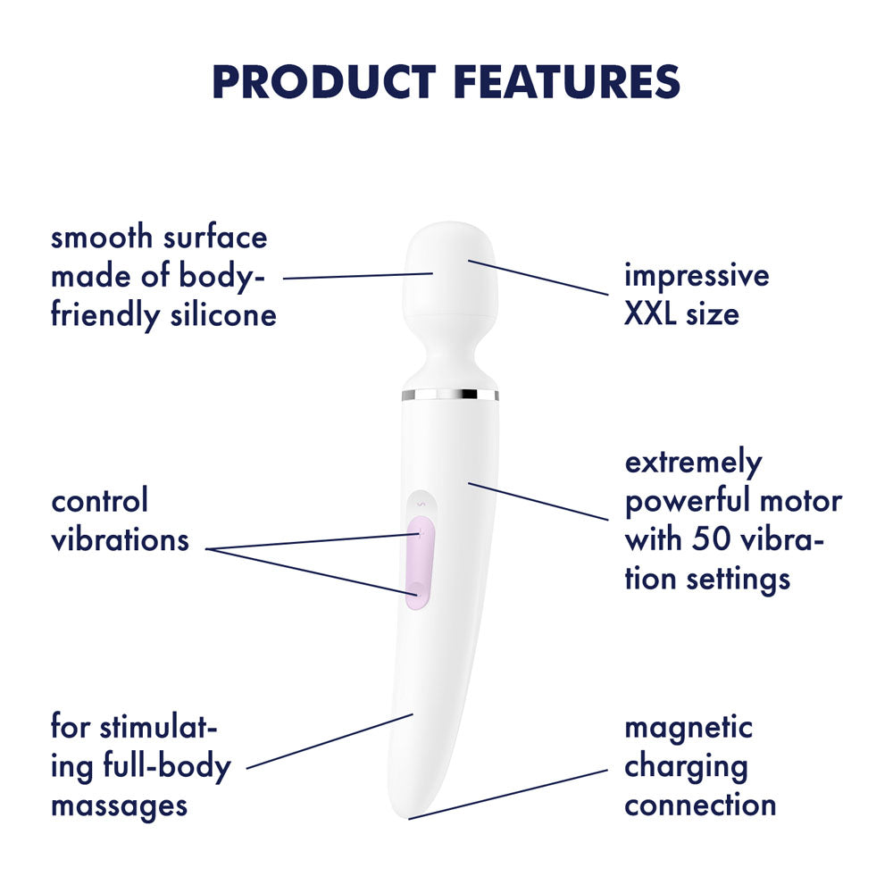 Satisfyer Wand-er Woman -  USB Rechargeable Massager Wand