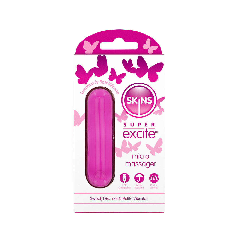 Skins Super Excite Rechargeable  Bullet -  USB Rechargeable Bullet