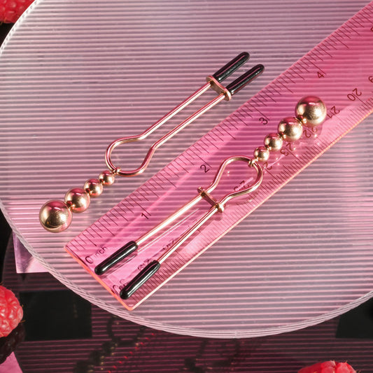 Selopa BEADED NIPPLE CLAMPS -  -  Nipple Clamps - Set of 2