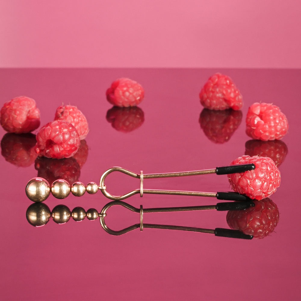 Selopa BEADED NIPPLE CLAMPS -  -  Nipple Clamps - Set of 2