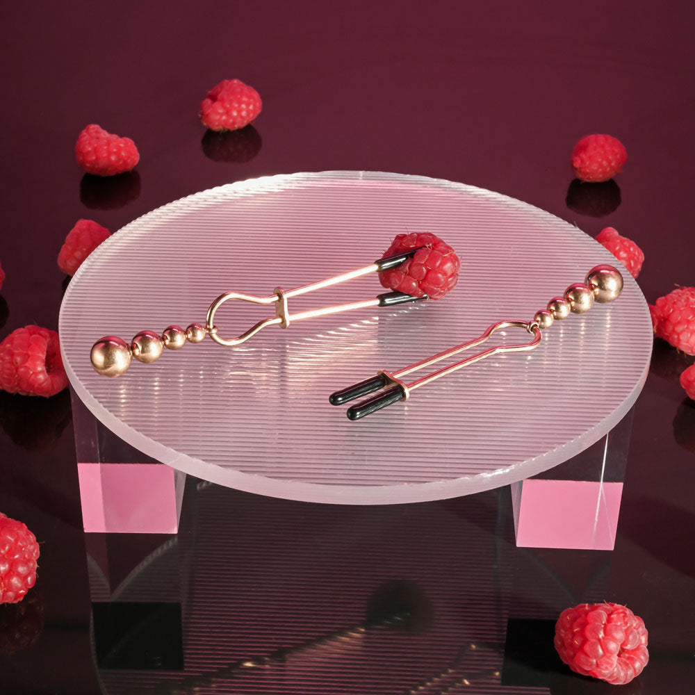 Selopa BEADED NIPPLE CLAMPS -  -  Nipple Clamps - Set of 2