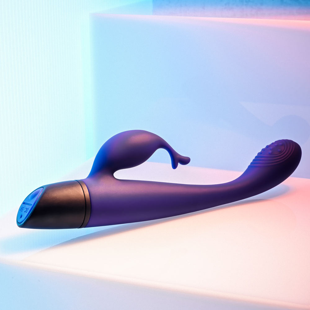 Selopa PLUM PASSION -  18.3 cm USB Rechargeable Rabbit Vibrator