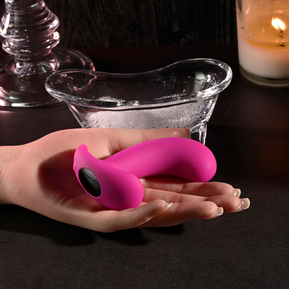 Selopa HOOKING UP -  9.5 cm USB Rechargeable Vibrator with Wireless Remote