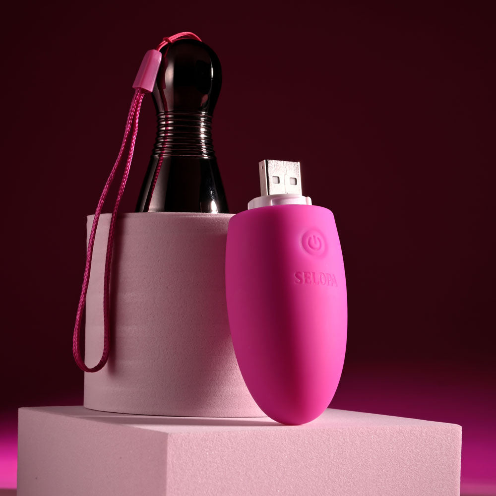 Selopa COMPANION -  11.9 cm USB Rechargeable Vibrating Egg