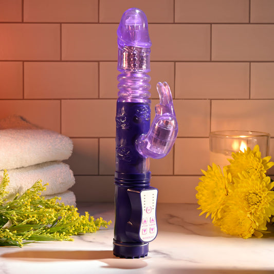 Selopa BUNNY THRUSTER -  24.8 cm Thrusting Rabbit Vibrator